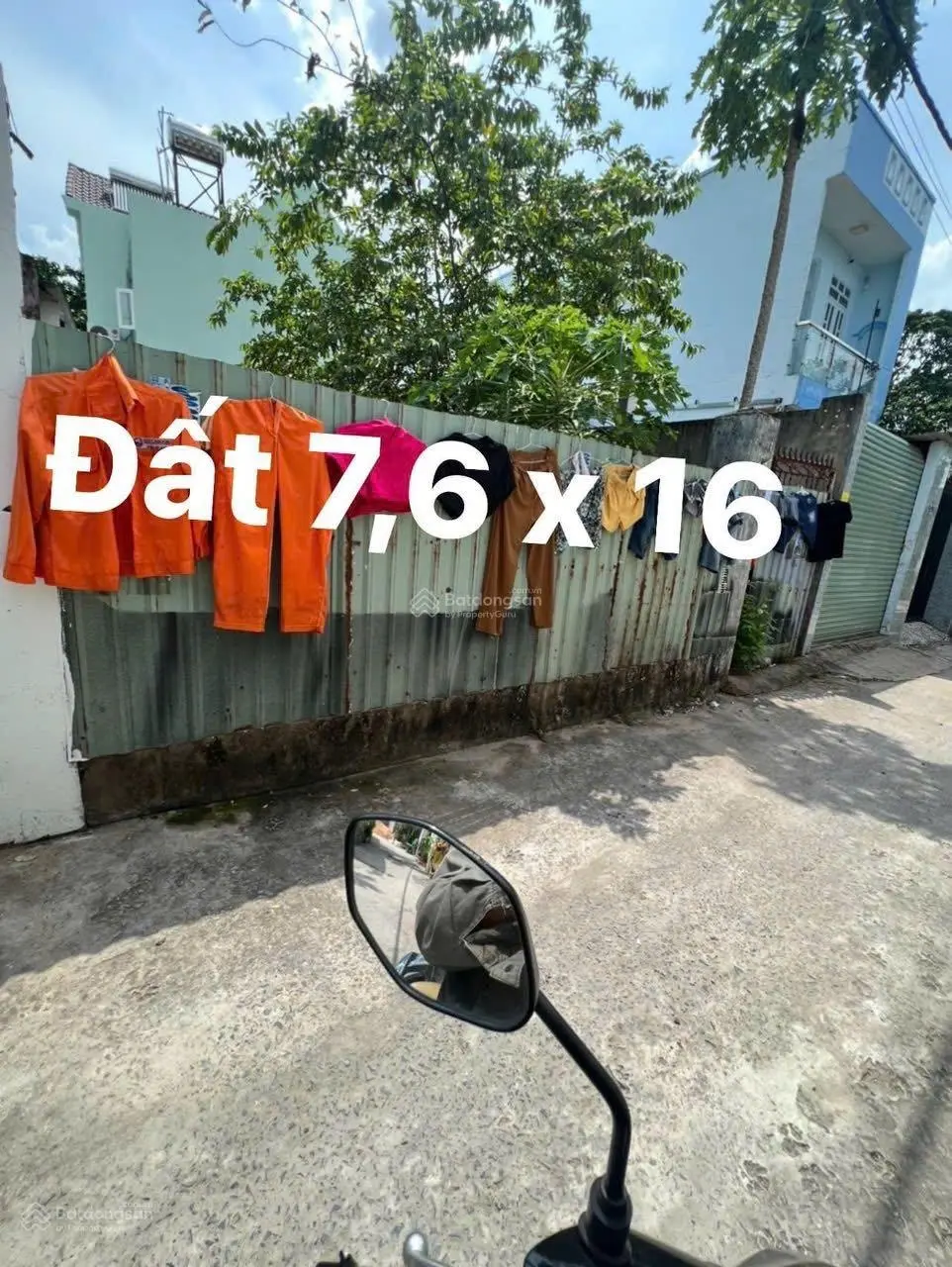 Bán đất thổ cư 7,6 x 26m cách chợ Hóc Môn 500m