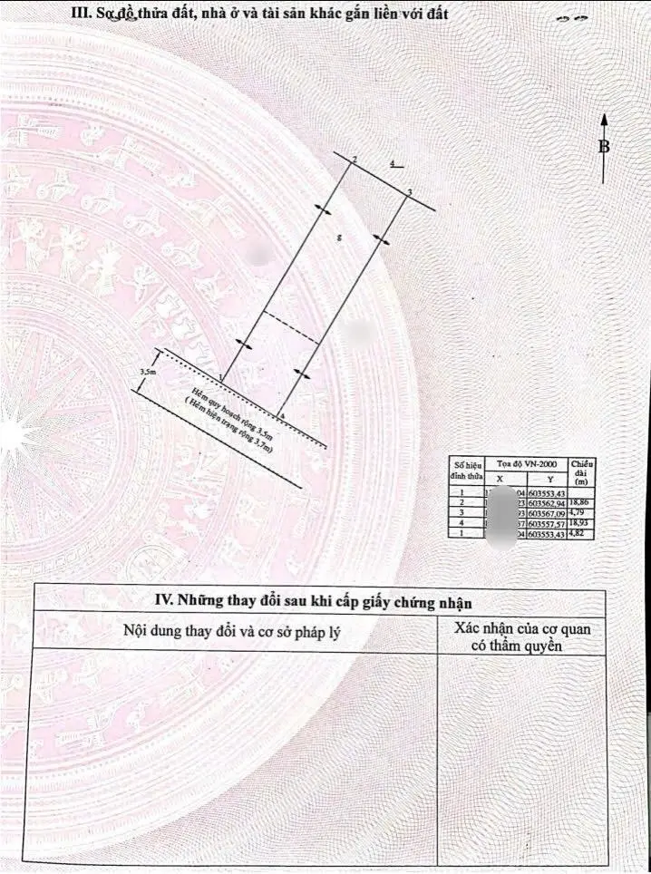 Chính chủ nhờ bán nhà hẻm Dương Hiến Quyền cạnh chợ Ba Làng - Phường Vĩnh Hoà, 90,8m2. Giá 5.7 tỷ