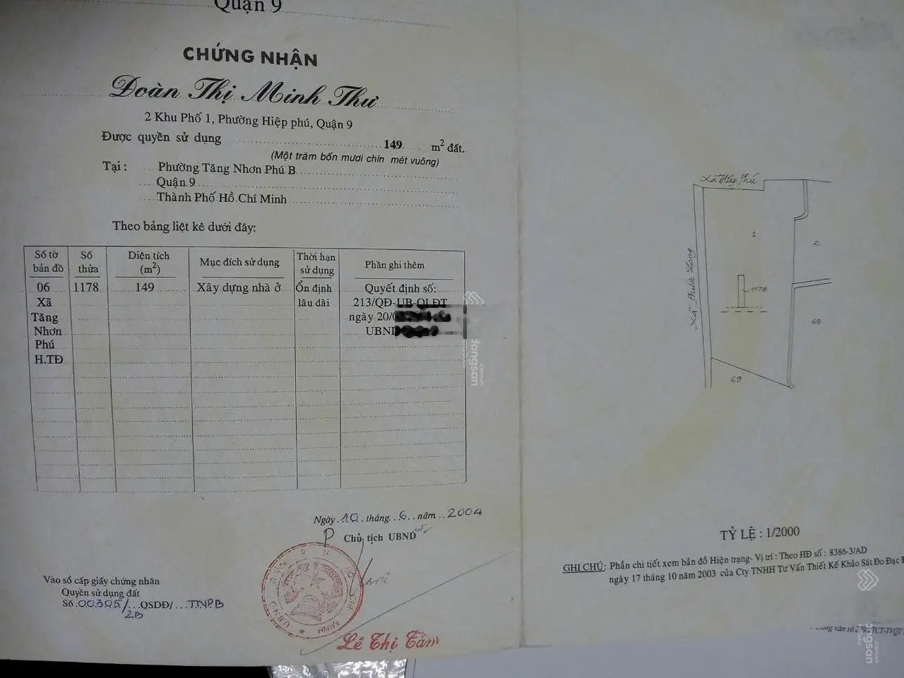 Cần bán lô 6x27m = 162m2, đường hẻm ô tô nhựa, đường Quang Trung giá 8,9tỷ, thổ cư LH: 0916 827 ***