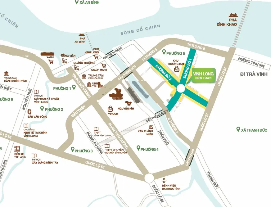 Cần bán lô đất nền đô thị Minh Linh VinhLong NewTown, phường 5 TP VL, BĐS làm của để dành là đây