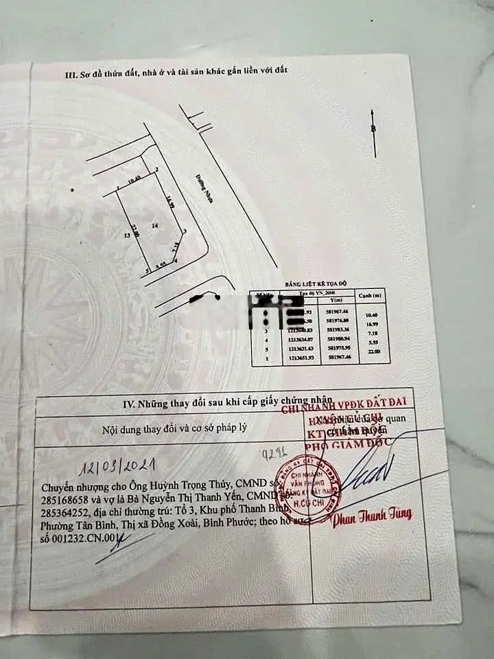 Đầu tư mua ngay lô góc 2MT TT Củ Chi 216m2 SHR