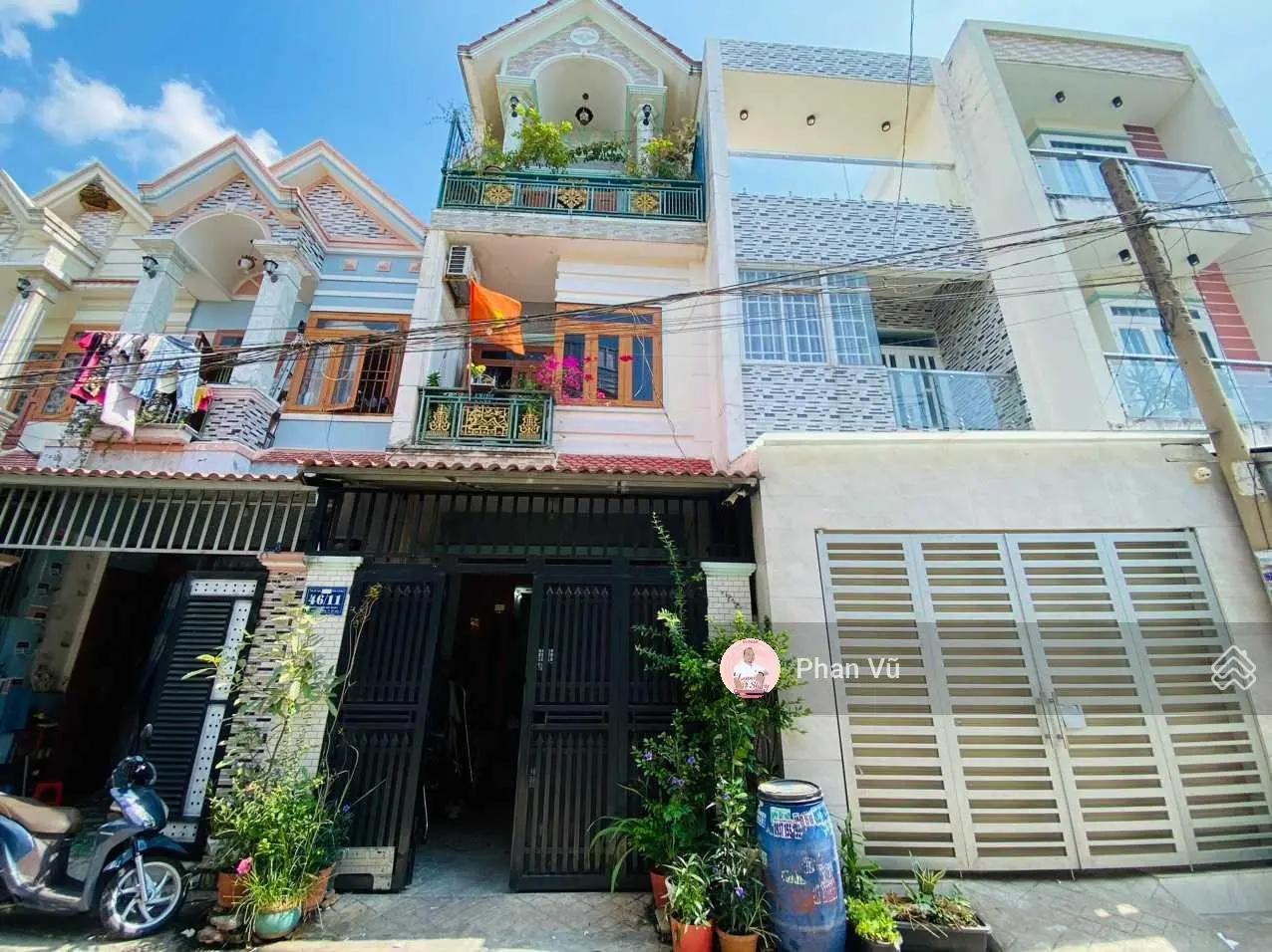 Nhà SHR. Hoàn công 2 lầu trệt. 4 p ngủ. Đ. Nguyễn Du - Dĩ An
