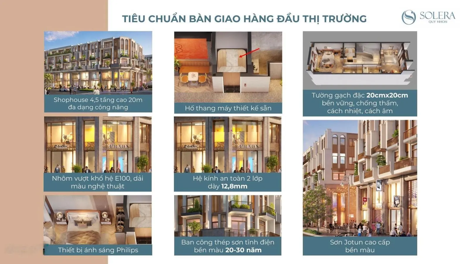 Bán Shophouse 5PN, 5WC ở Solera Quy Nhơn, 4,6 tỷ, 92,5m2