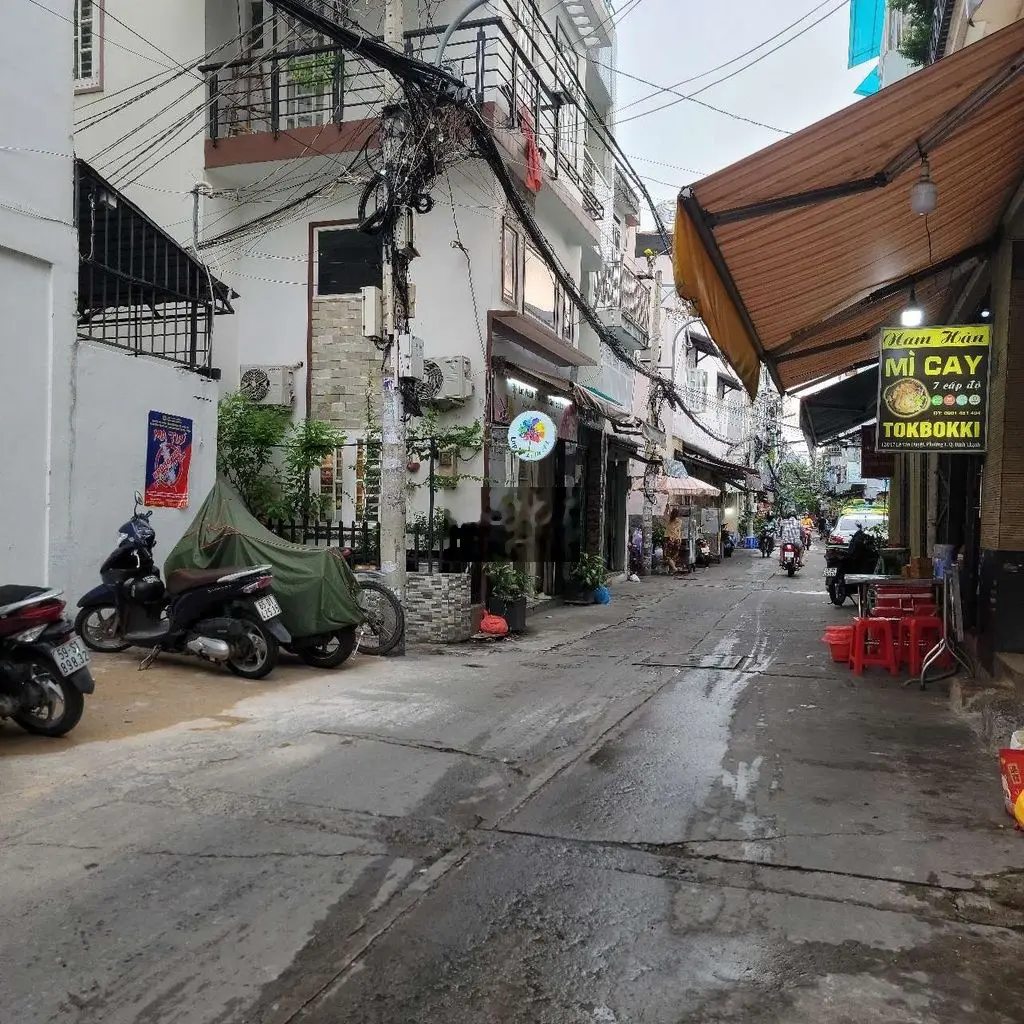HẺM XE TẢI THÔNG, 33M2, LÊ V DUYỆT, BÌNH THẠNH, 4 TẦNG, H CÔNG ĐỦ