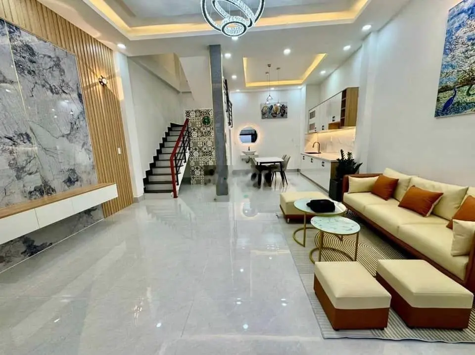 Nhà đẹp mới xây Quận 12, DTSD 120M2, đúc BTCT kiên cố, SHR - Giá 2tỷ6