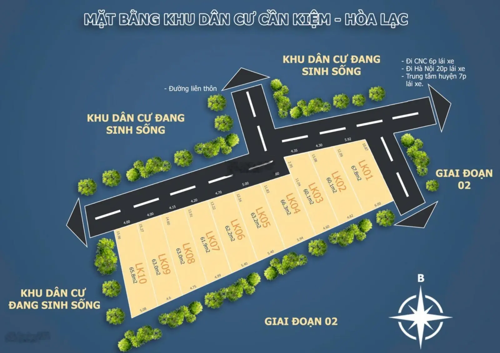 Đất gần khu CNC Hòa Lạc - Pháp lý rõ ràng, cam kết chính chủ, giá siêu rẻ