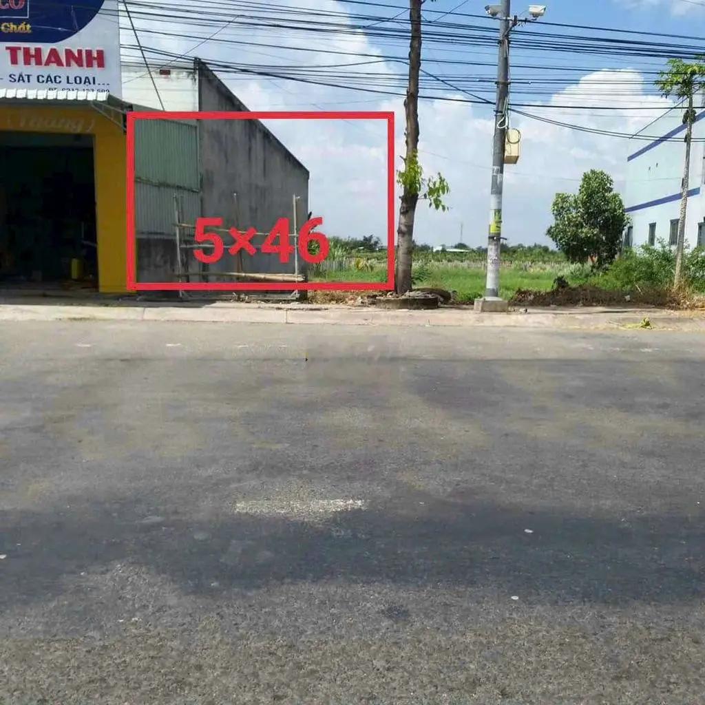 Đất Mt đường tỉnh 827 gần chợ Hòa Phú Châu Thành Long An