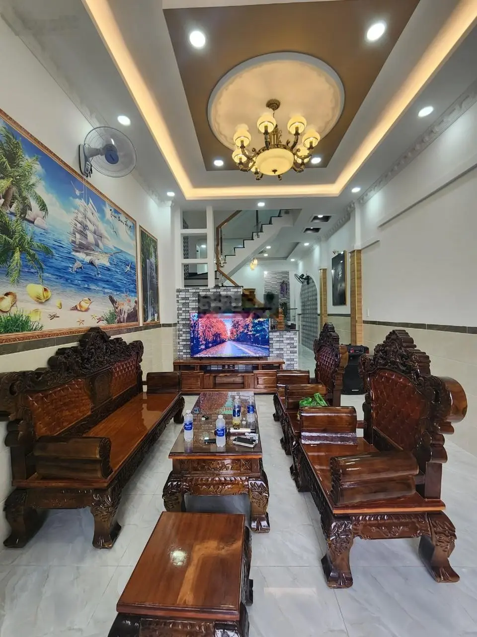 Bán nhà 1 Trệt 2 lầu . SHR. DT 4*15m. full nội thất, KDC Phú Sinh. Giá 2tỷ5. LH: 0902998509