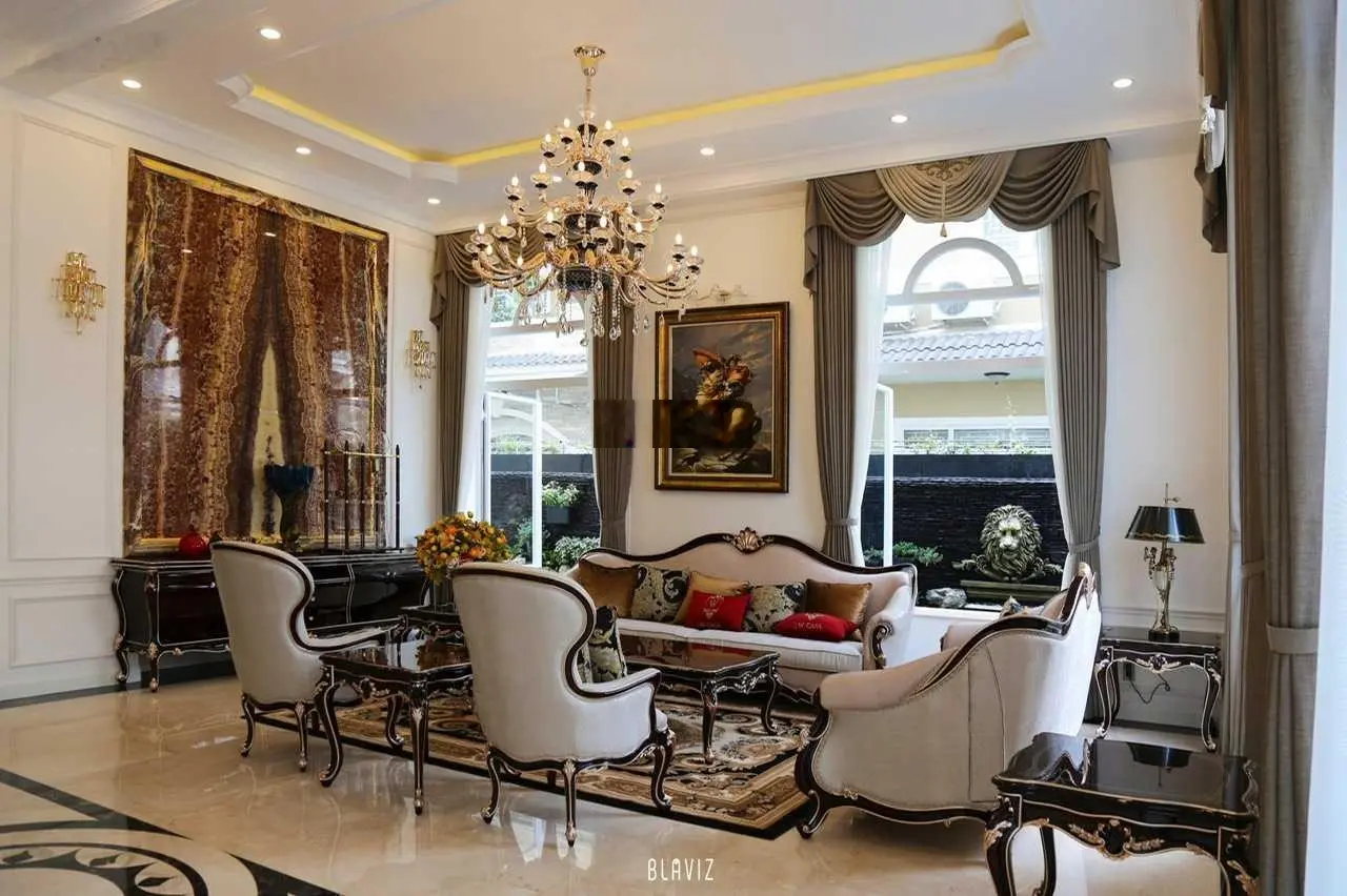 Bán biệt thự đẹp nội thất Châu Âu khu cao cấp Nam Phú Villa, DT 288m2 view công viên. Giá chỉ 34 tỷ