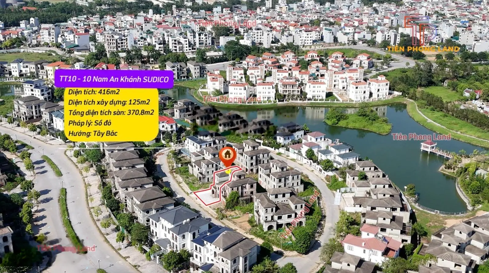 Gấp! bán nhà biệt thự 416m2 tại nam an khánh, giá nhỉnh 90 triệu/m2