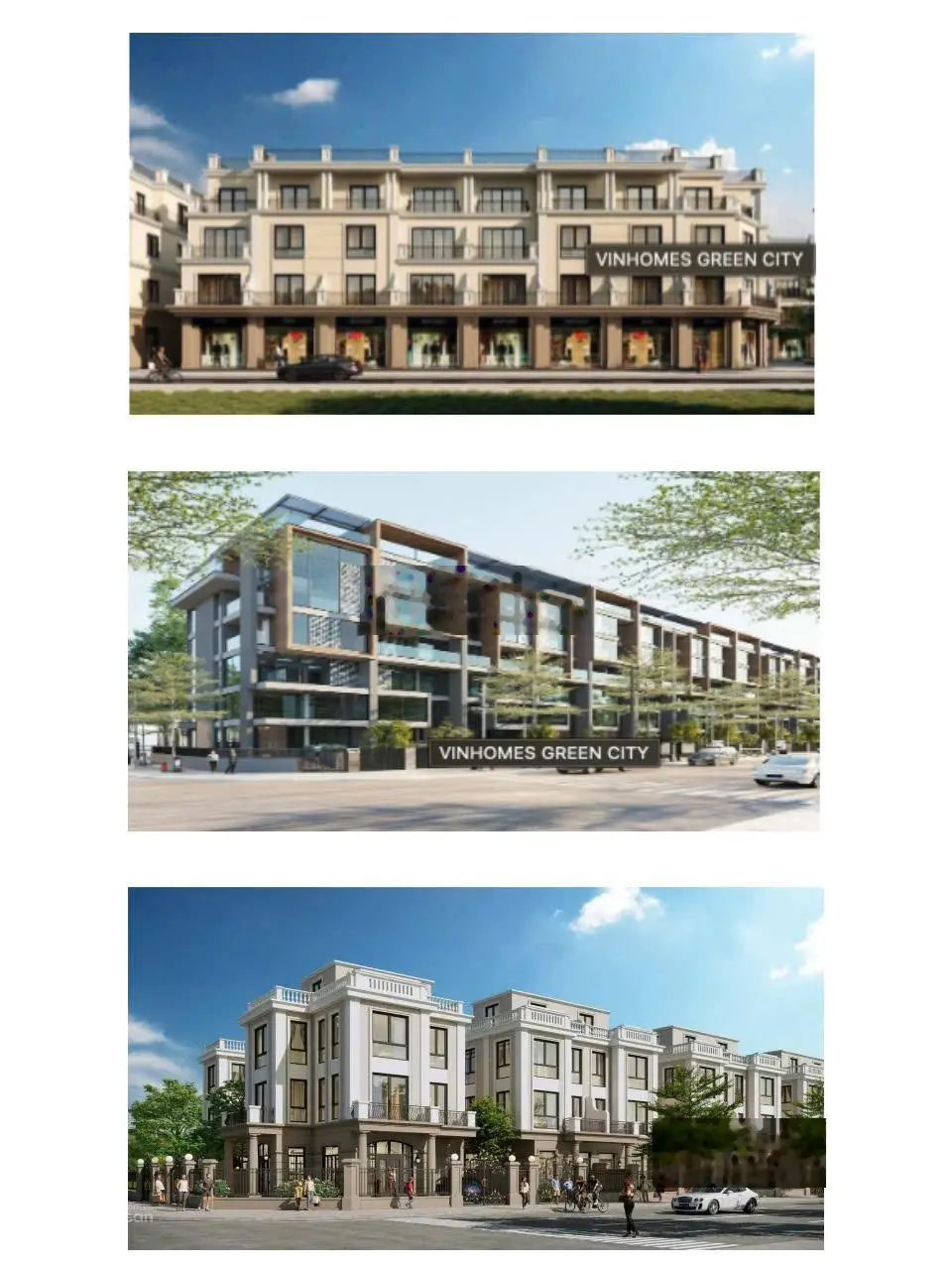 Trực tiếp chủ đầu tư vinhomes - vinhomes green city giá chỉ từ 4 tỷ cho căn nhà phố 4 tầng siu hot