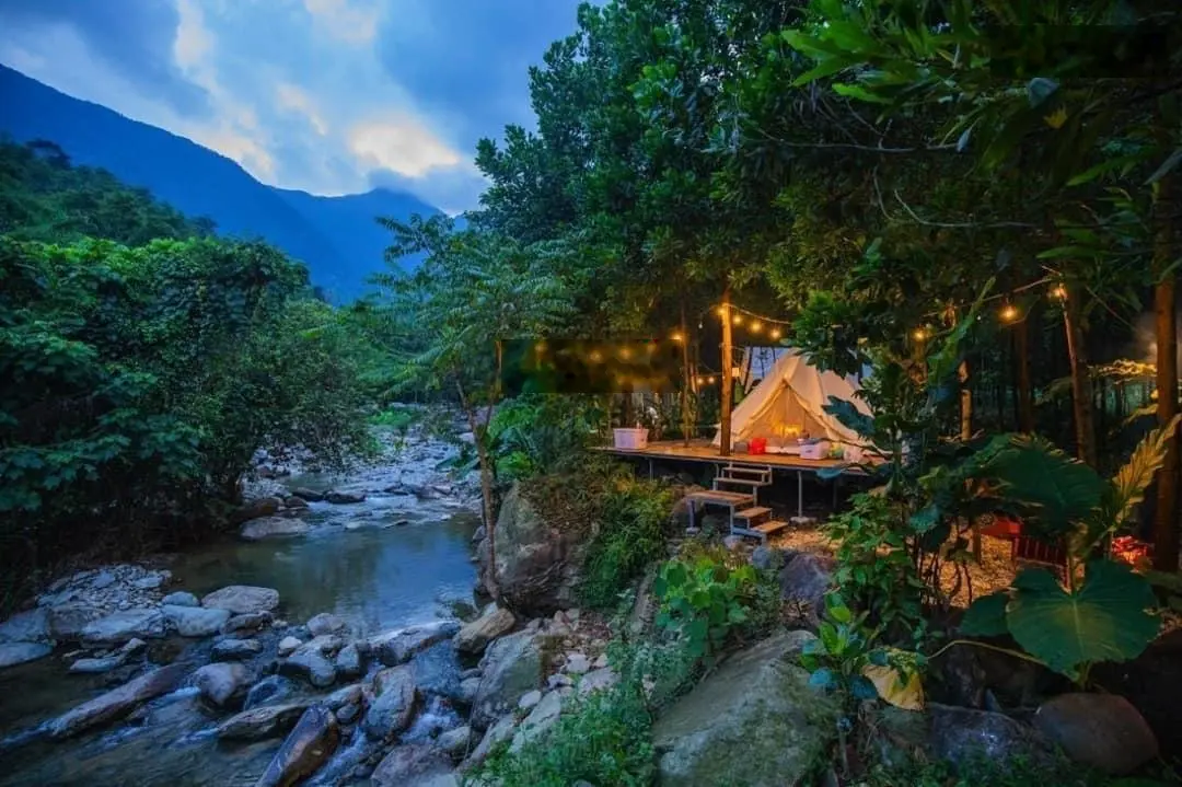 Đất Bảo Lộc AMAN BLAO 1000 m2 có suối, hồ tự nhiên bao quanh thích hợp làm nhà vườn nghĩ dưỡng