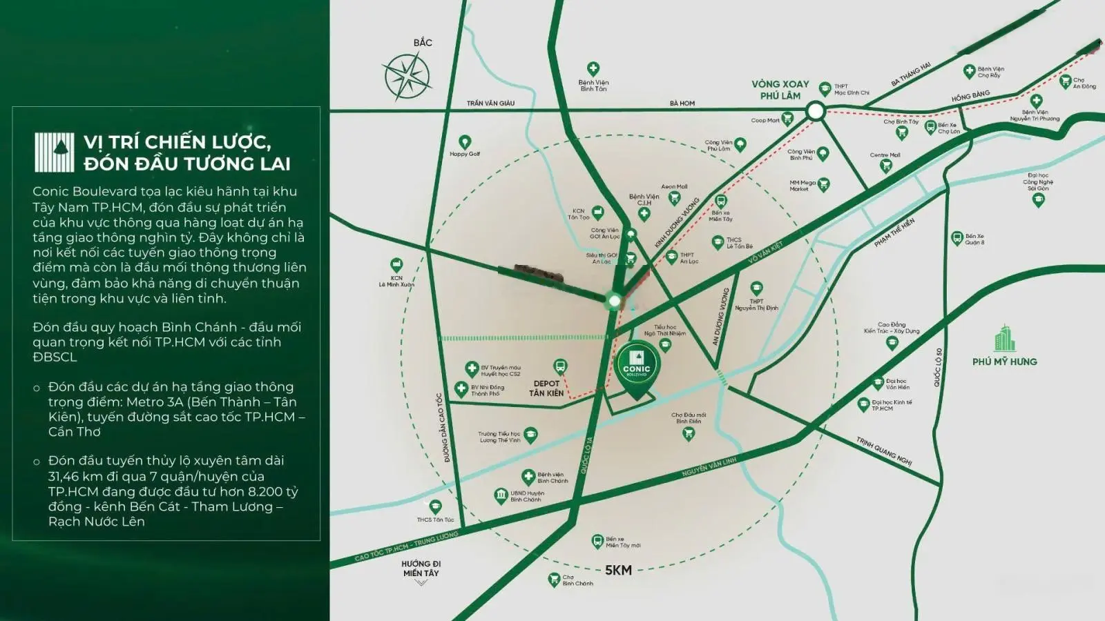 Bán chung cư mini conic boulevard view đẹp, giá 3,1 tỷ, 84m2, 2 pn, 2 pt