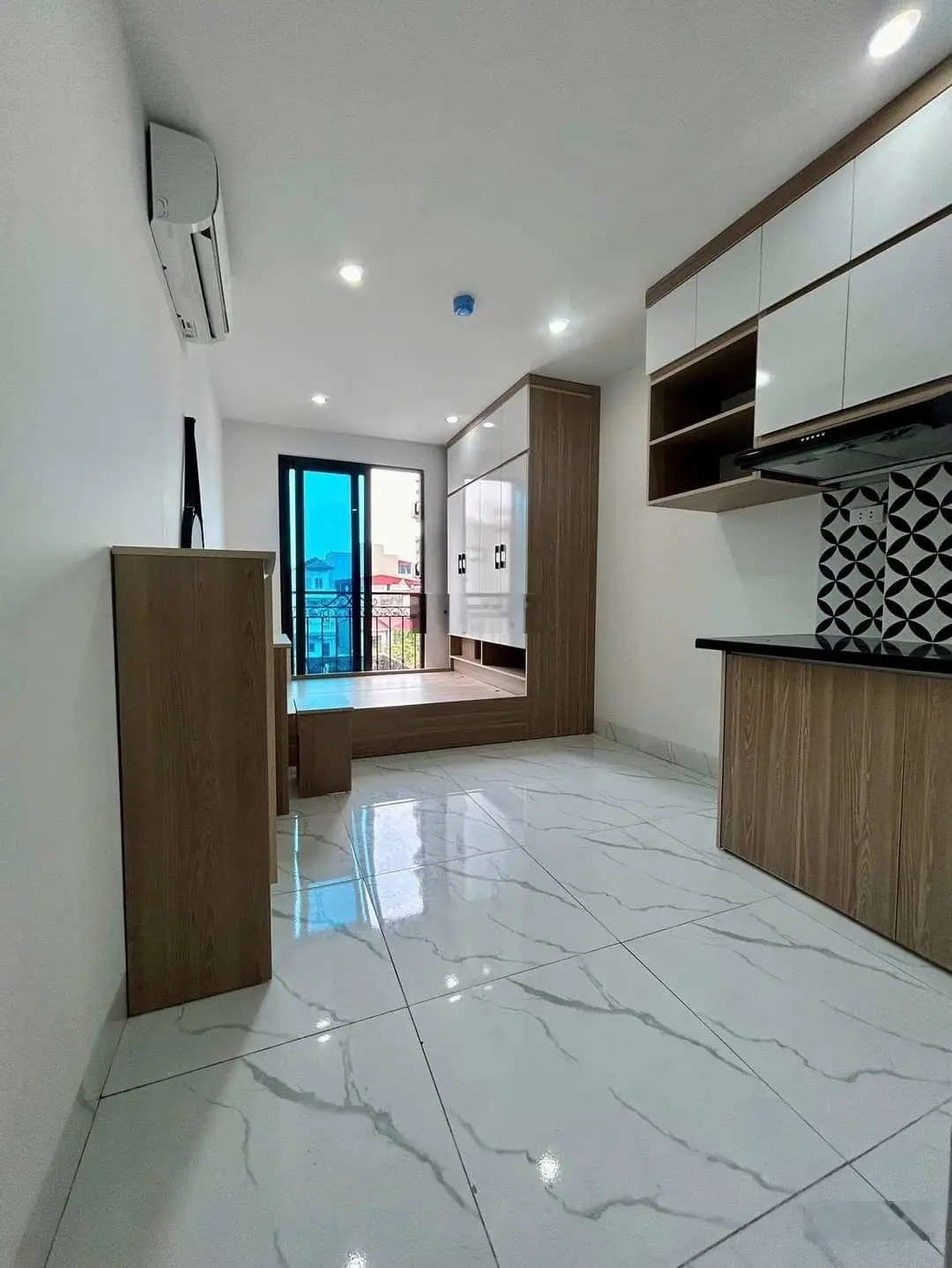 Bán CHDV Trần Cung 66m2 x 6 tầng lô góc 15P,kk,full nội thất cực thoáng GPXD, PCCC tiêu chuẩn