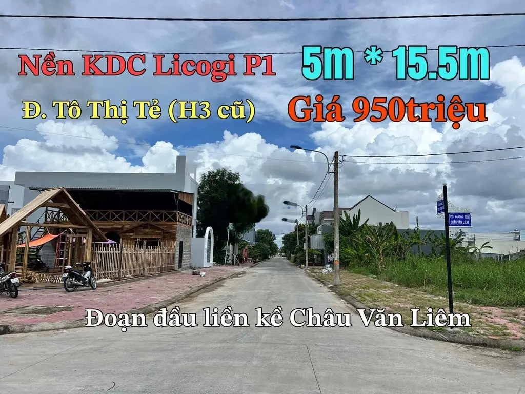 NỀN ĐƯỜNG TÔ THỊ TẺ KDC LICOGI P1