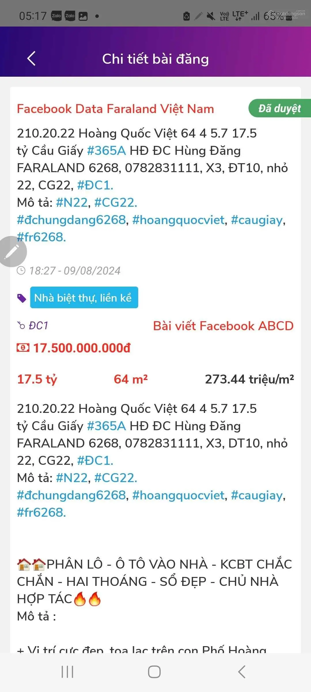Chính chủ bán đất Bình Yên, giá đầu tư, thông số vàng, vị trí đẹp, huyện Thạch Thất