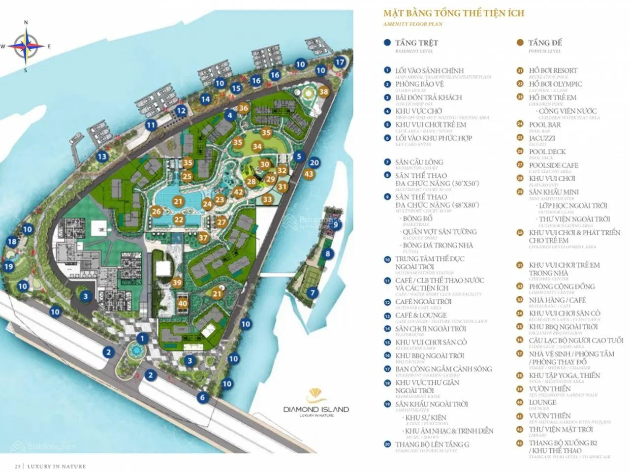 Căn hộ 1PN tháp Maldives cao cấp bậc nhất Đảo Kim Cương - Diamond Island sống nghỉ dưỡng 365 ngày