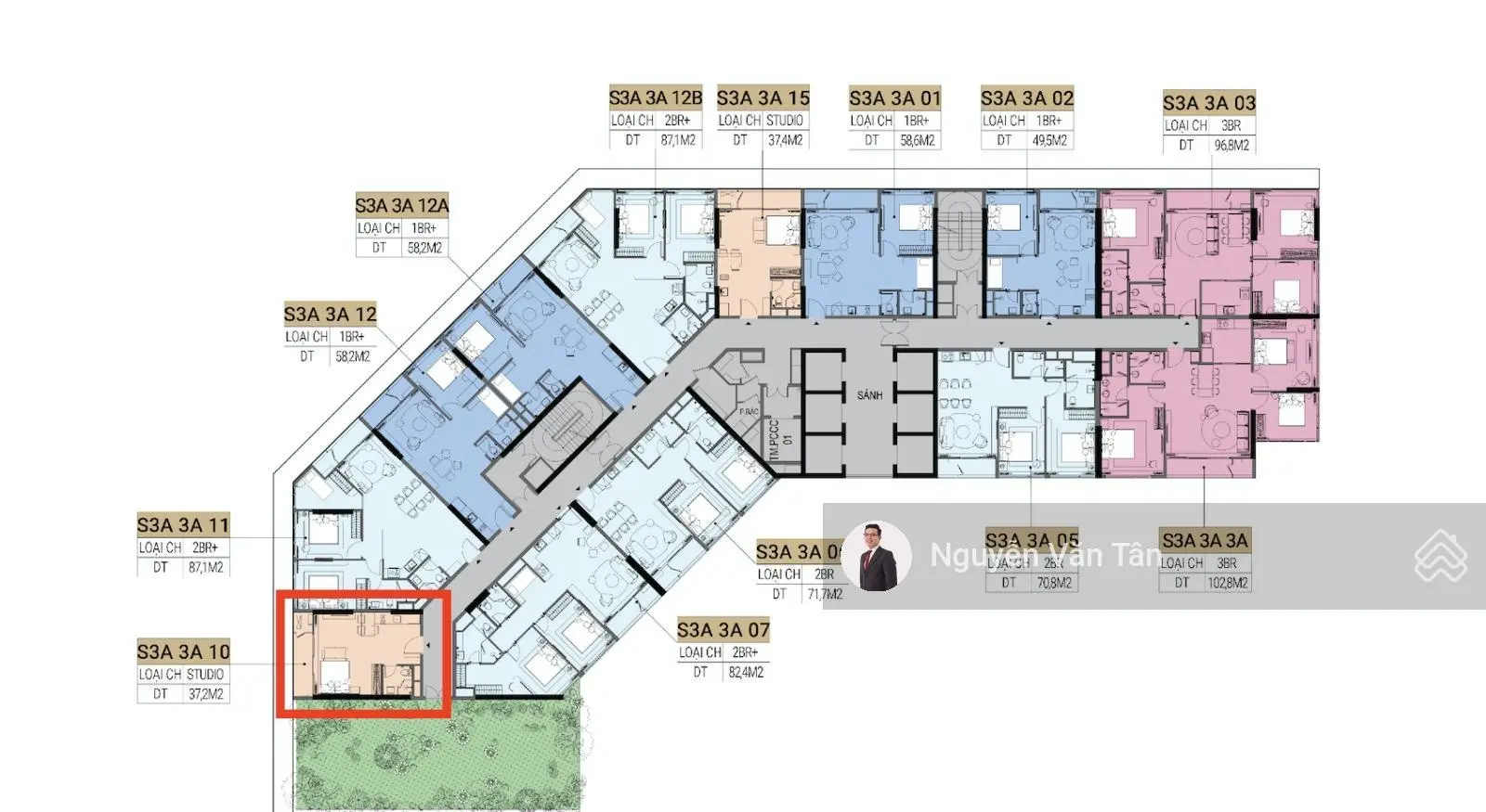Bán căn hộ chung cư siêu phẩm duy nhất tại sun symphony residence, 3,1 tỷ vnd, 37,2 m2