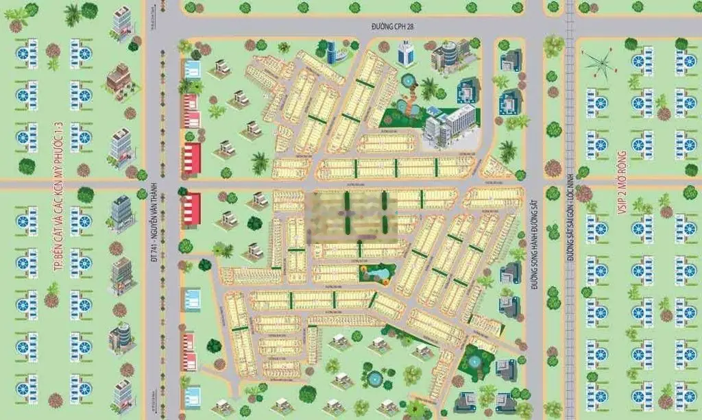 ĐẤT NỀN NGAY TRUNG TÂM TP BẾN CÁT CHỈ 400TR , GIÁ GÓC CĐT