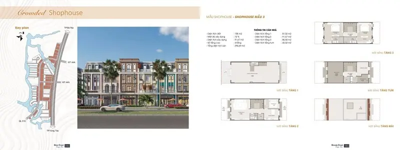 Biệt thự Gold Coast Vũng Tàu đường DT 44A Thị trấn Long Điền huyện Long Điền Bà Rịa Vũng Tàu