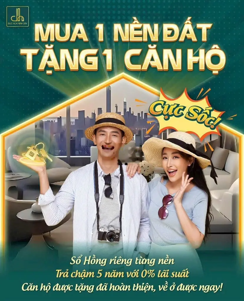 BÁN ĐẤT NỀN TẬNG CĂN HỘ. Có SHR- Cạnh thị trấn Đức Hòa- GIÁ 1Tỷ799