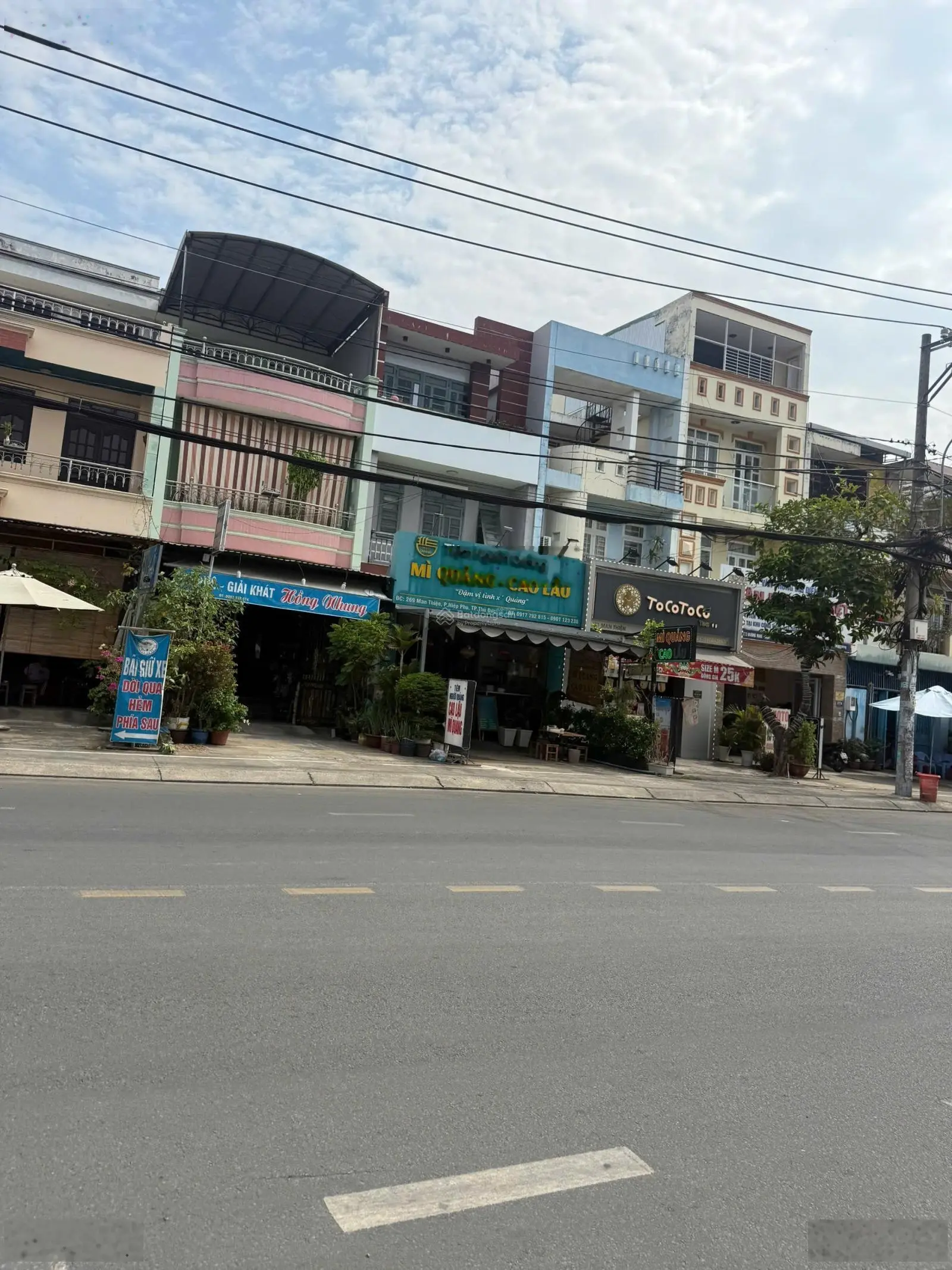 Hiếm. Còn lại 1 căn duy nhất mặt tiền Man Thiện 126m2 nhà 2 mặt tiền trước sau