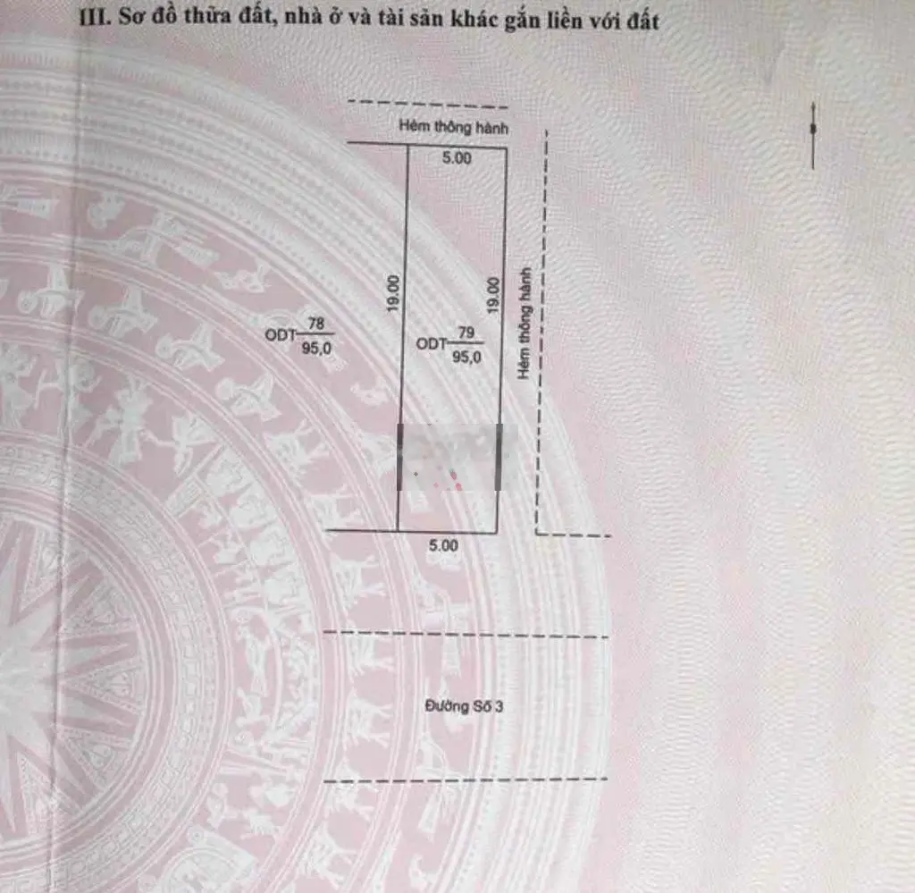 Cặp nền đường số 3 ngay Uỷ ban thị trấn giá rẻ