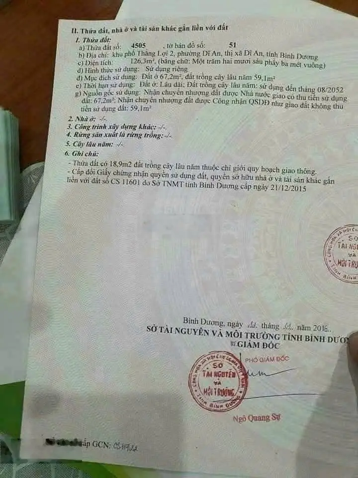 Chỉ 4,3 tỷ mặt tiền đường Trần Khánh Dư phường Dĩ An, kế chợ Xóm Vắng