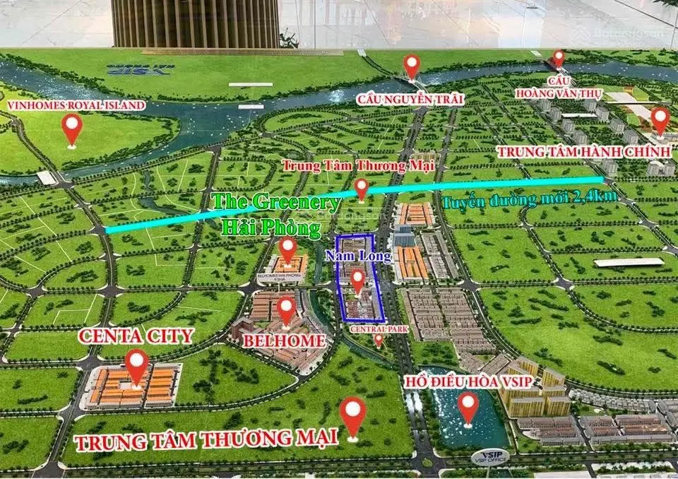 Bán BT đẹp The Greenery Hải Phòng 75m2- Lựa chọn đầu tư lý tưởng lh 0834805669 Liên Trần