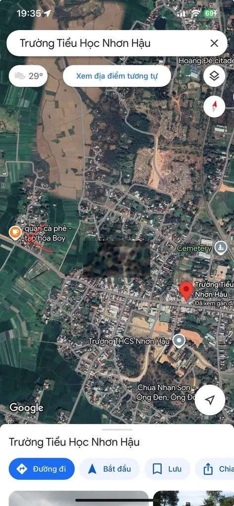 CẦN BÁN ĐẤT CHÍNH CHỦ - CÁCH CHỢ ĐẬP ĐÁ 1.5KM