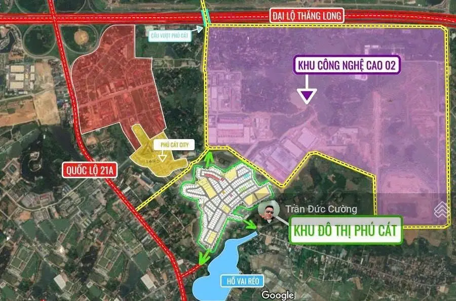 Chính chủ cần bán gấp lô 100m TDC Vai Réo mặt tiền 5m ngay sat vách khu công nghệ cao giá đầu tư