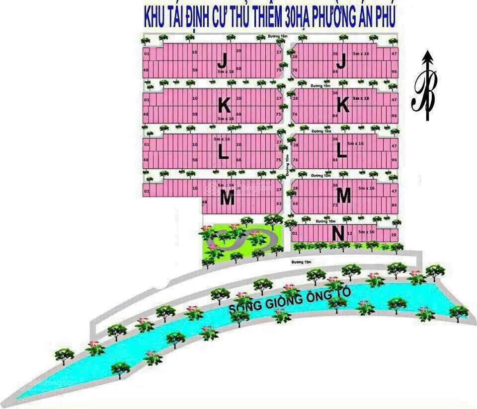 Thời điểm tốt để đầu tư sinh lời - Bán đất Nam Rạch Chiếc 30ha, F. An Phú, Q2. Gía: 9.6 tỷ(TL). SHR