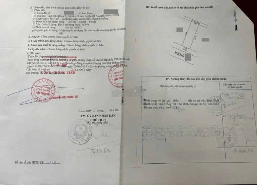 Nhà mặt tiền KDC Biconsi gần chợ Tân Bình, 1561 Dĩ An Bình Dương