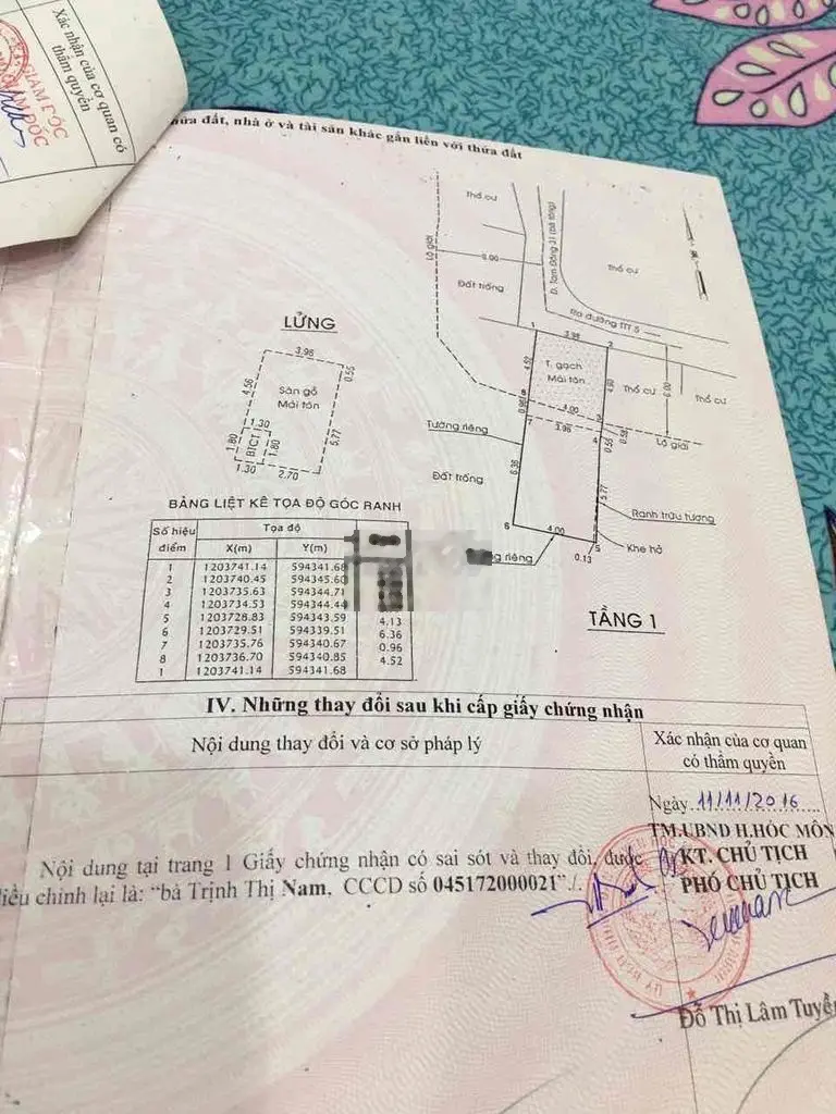 NHÀ SỔ RIÊNG GẦN NGÃ 5 TAM ĐÔNG 3 PHÒNG NGỦ