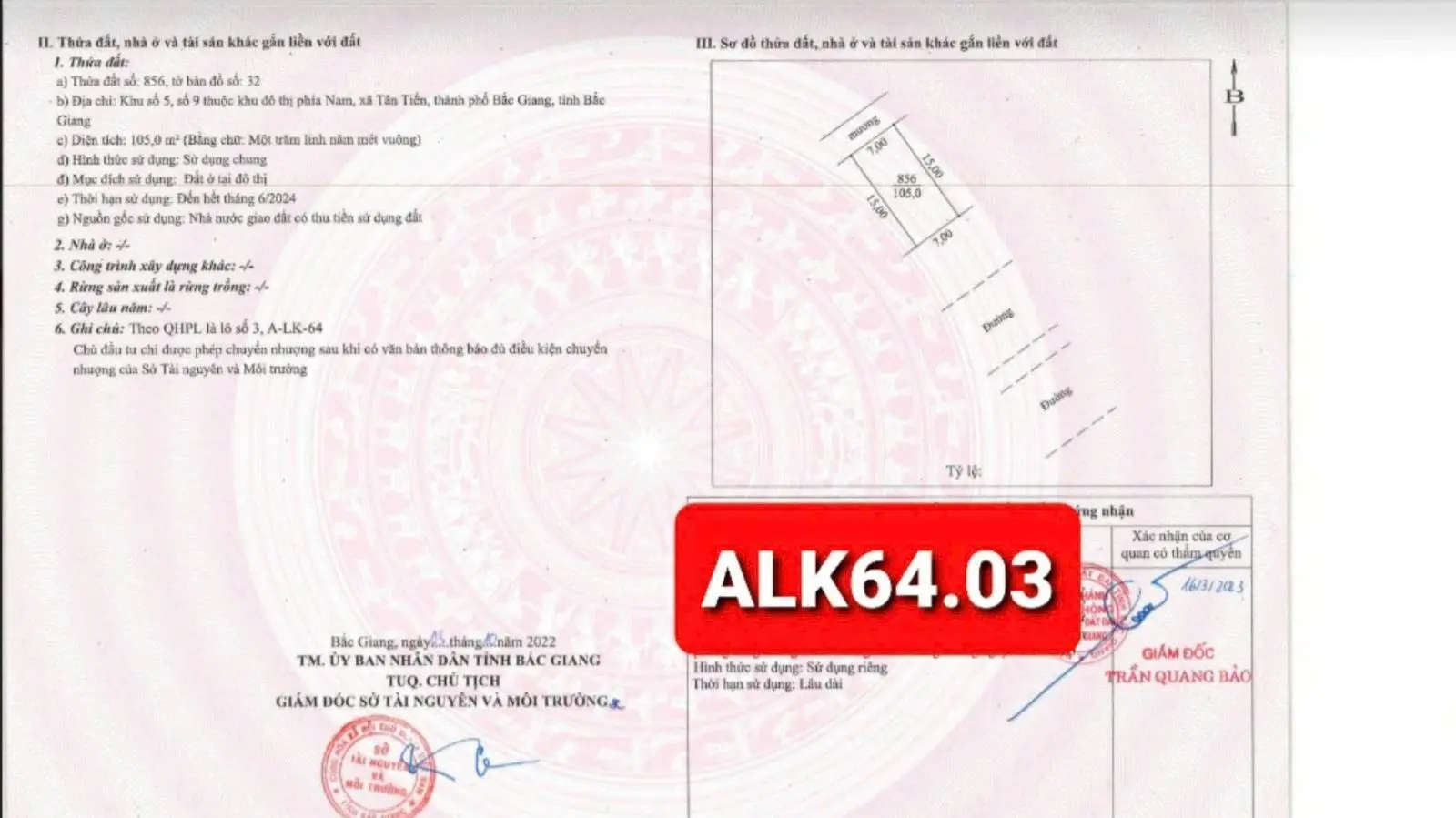 Chuyển nhượng đất nền cạnh ngã 6 Bắc Giang. Mặt đại lộ Trường Chinh rộng 42m