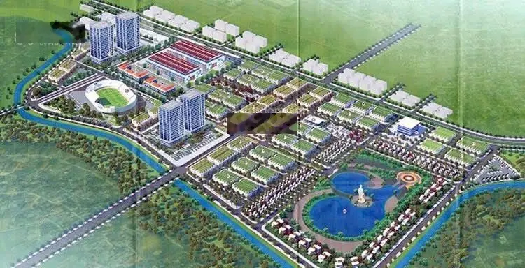 Đô thị 520 thị trấn Rừng Thông Đông Sơn Thanh Hoá, vành đai thương mại,dẫn lối an cư, tựa núi,ôm hồ