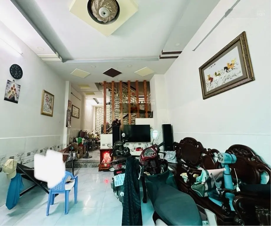 Bán nhà 4 tầng mới ở ngay âu dương lân , quận 8 , xe hơi sát hẻm , 4pn 4wc , nhỉnh 6 tỷ