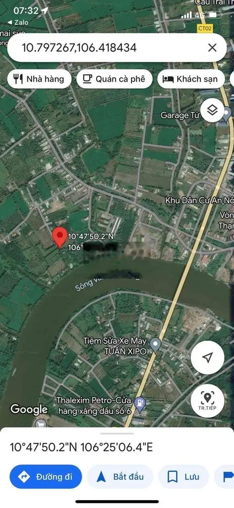 Bán đất vườn 10x50 Hựu Thạnh Đức Hoà Long An Giá 1tỷ3