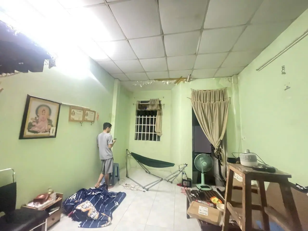 Nhà 1 lầu ngay chợ Quốc Lộ 13 cũ hẻm 1/ ba gác sổ hồng dân cư kín