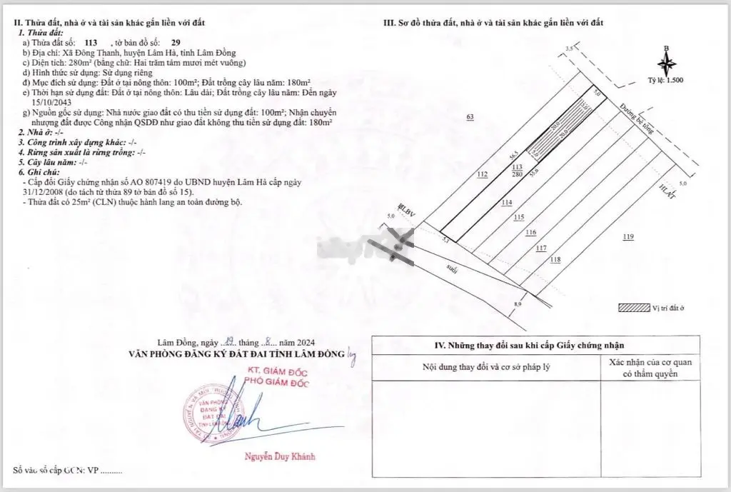 300m2 Đất Thổ Cư Nghỉ Dưỡng Ven Đà Lạt. Giá Chỉ 630tr