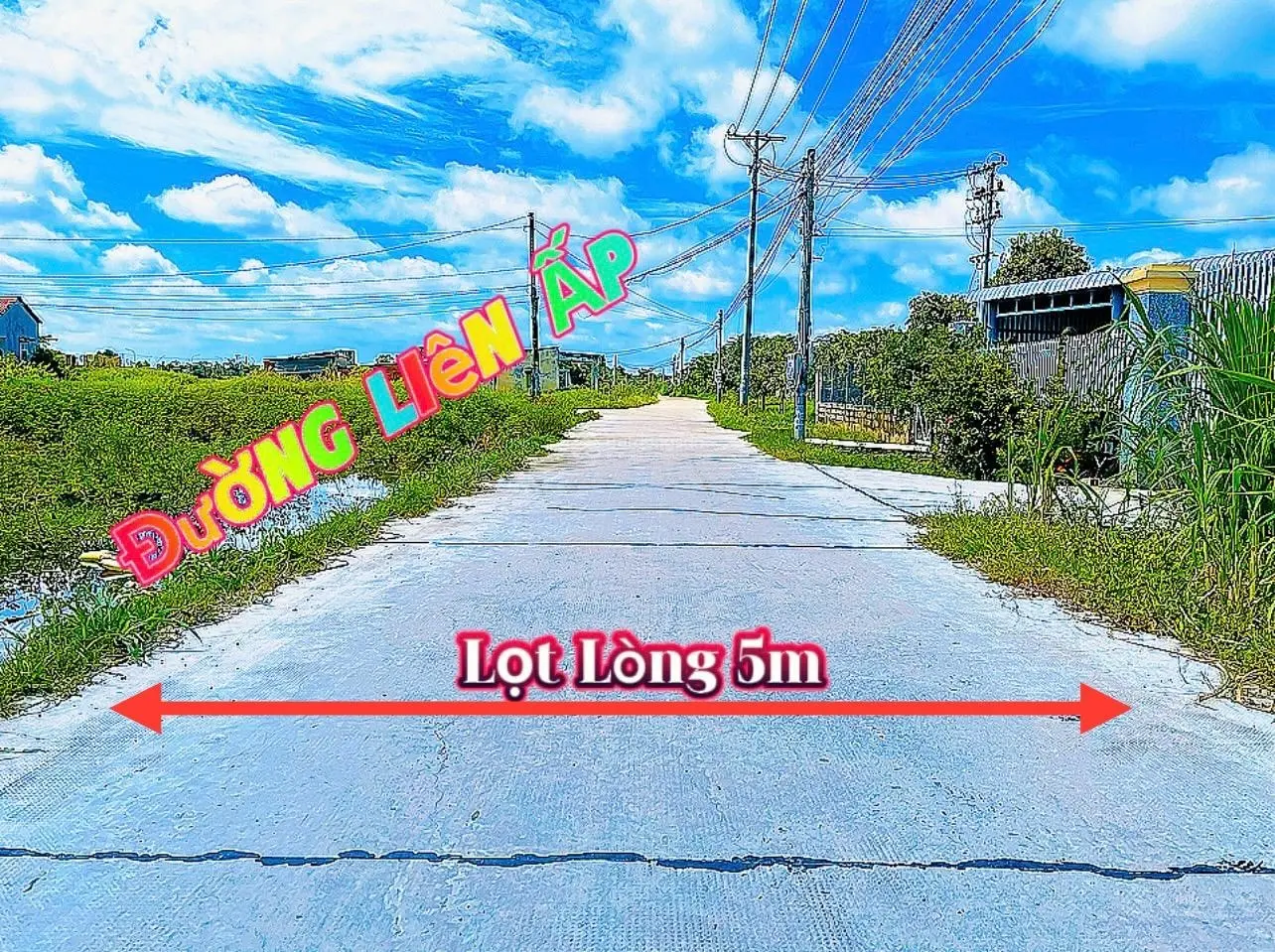 Đất Ngộp Đức Hòa ( 173m2 - Giá 1,35 Tỷ ) Đường Liên Ấp Bê Tông 5m | Cách Chợ Chỉ 500m