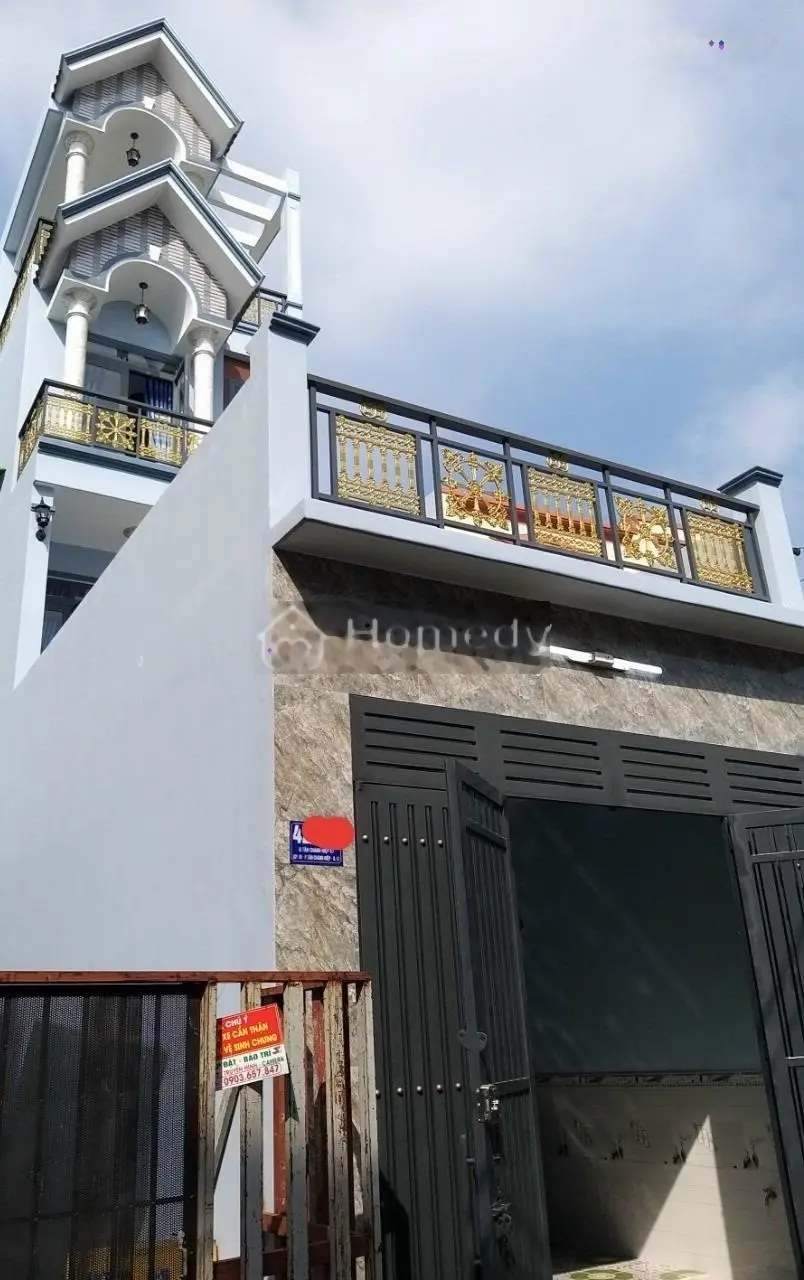 siêu phẩm quận 12,nhà xây 3 tấm sân đậu xe hơi giá 6,8 TỶ