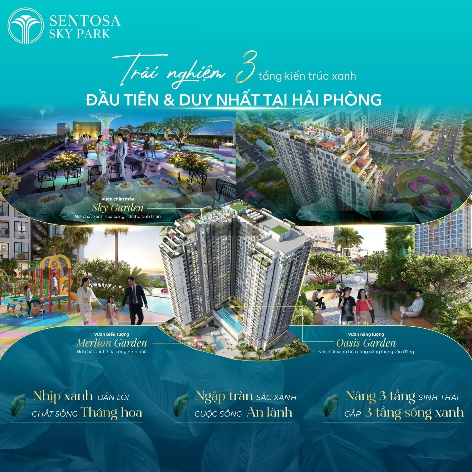 Bán căn studio Sentosa Sky Park tầng cao rẻ nhất thị trường - 1,23 tỷ
