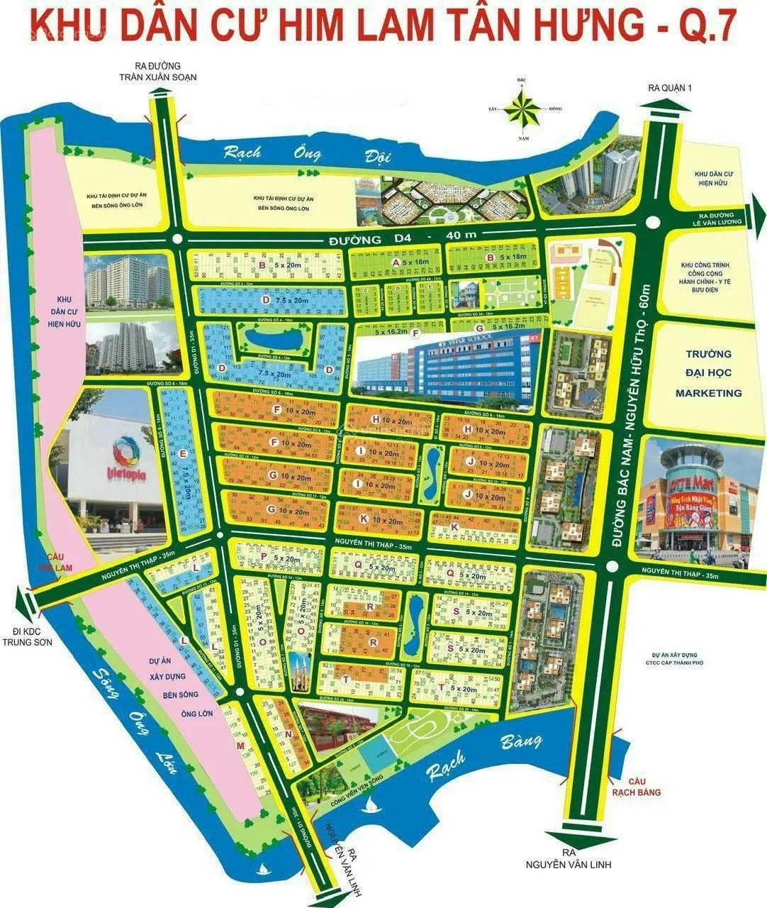 Bán biệt thự, liền Kề khu đô thị Him Lam Kênh Tẻ T7/2024