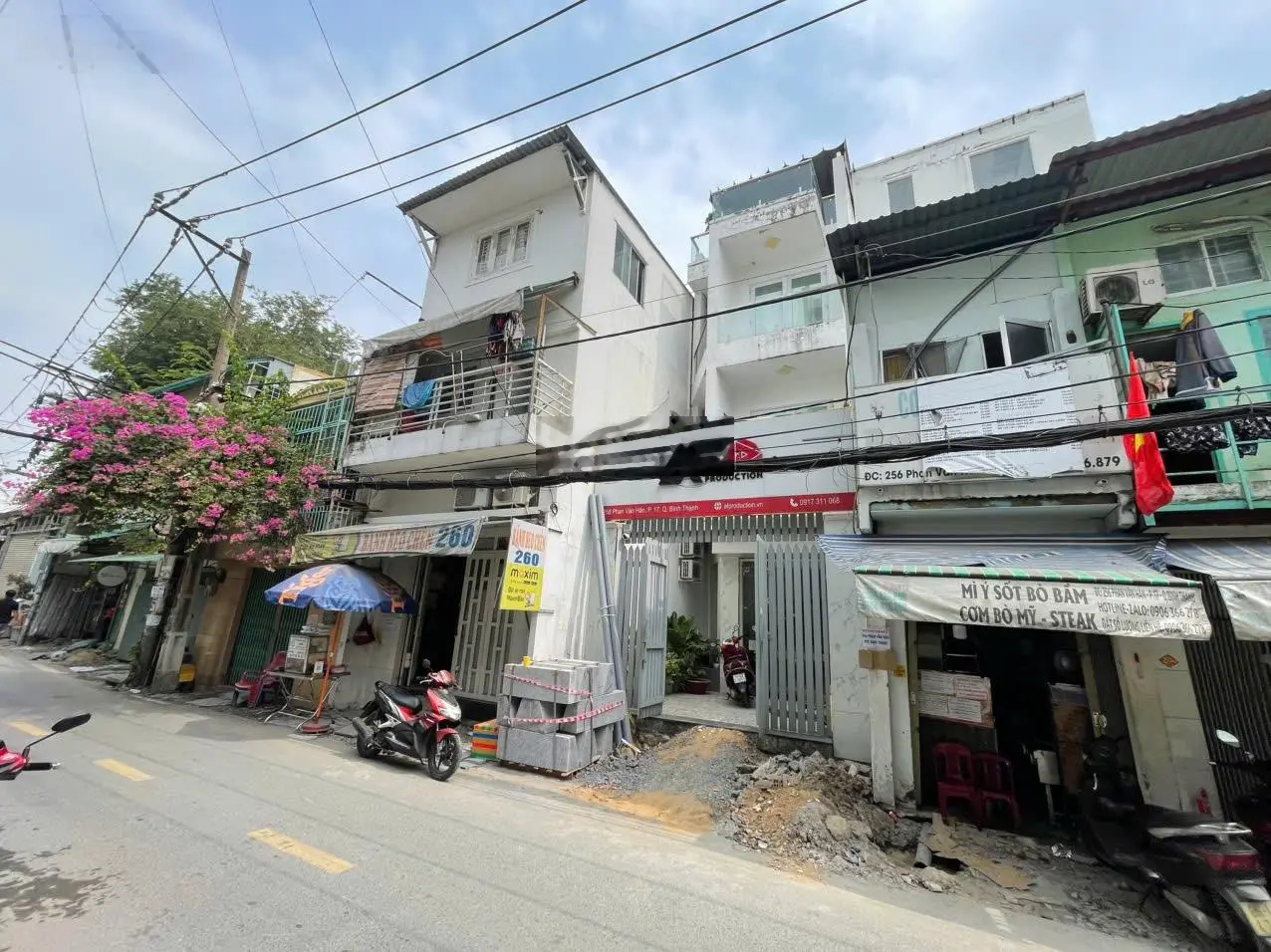 18,5tỷ về 16,5tỷ bán gấp mặt tiền 258 Phan Văn Hân, P17 sát Q1 (4,5x15m)nở hậu 9m. CN: 76,8m2. 3TST