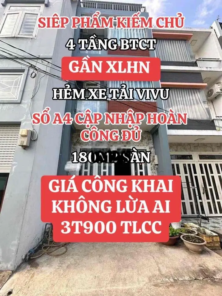 NHÀ ĐẸP Ở NGAY - 4 TẦNG HOÀNG CÔNG - NGAY GA METROL - 50M2 - GIÁ 3T9TL