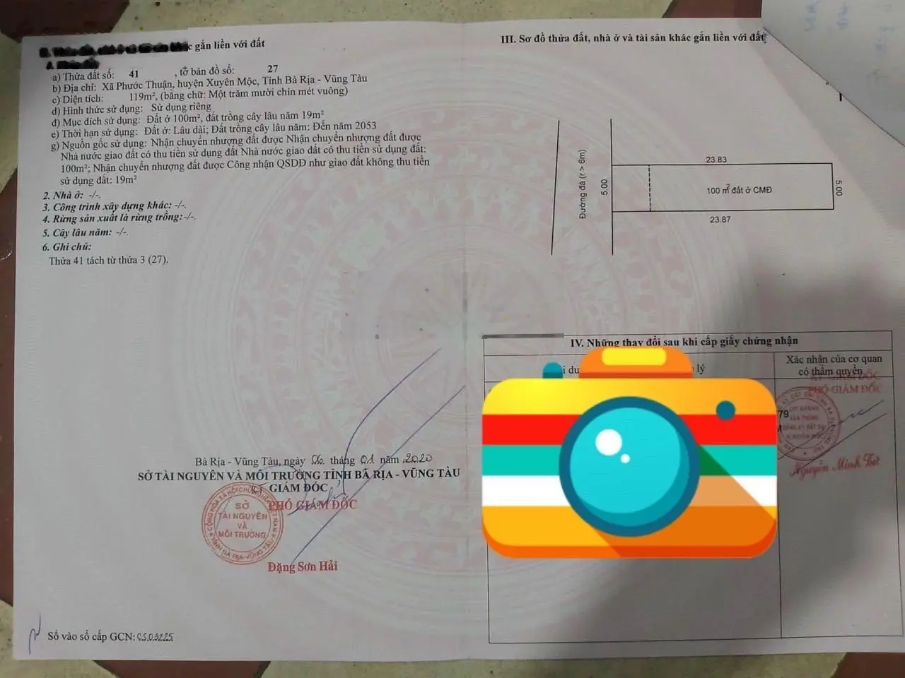 Bán 5 lô đất Apec Homes Hồ Tràm, mặt tiền đường 10m, cách biển 5phút. Sổ hồng riêng. Chỉ 1,25 tỷ/lô