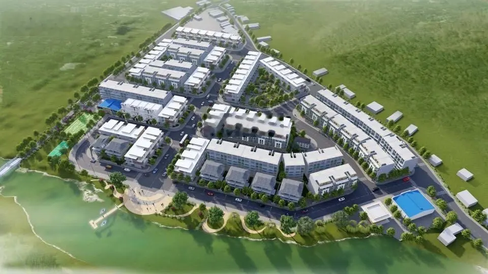 Đất nền ven sông khu dân cư An Lộc Phát, đường 19,5m, đã có sổ, giá 300 triệu