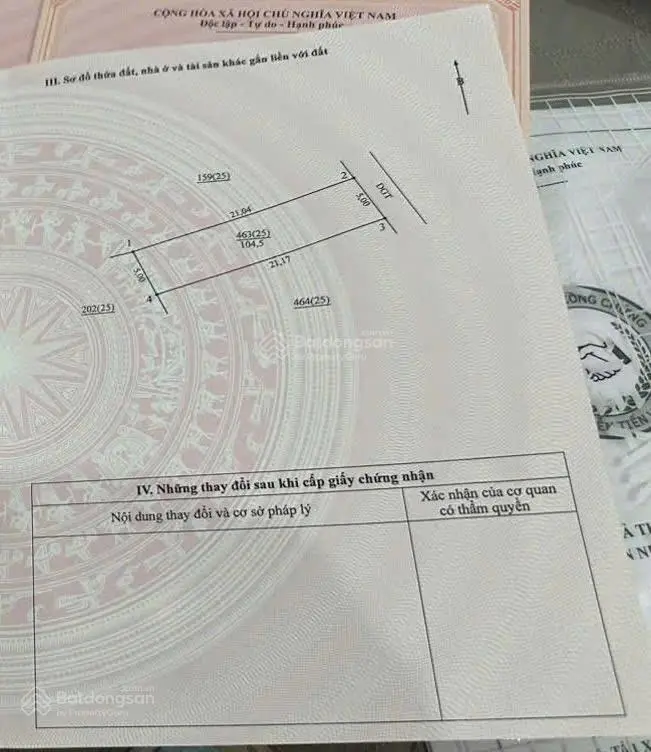 Bán 104,5 m2 đất trục thông ô tô tránh, Trung Châu A, Đan Phượng, tài chính nhỉnh 3 tỷ