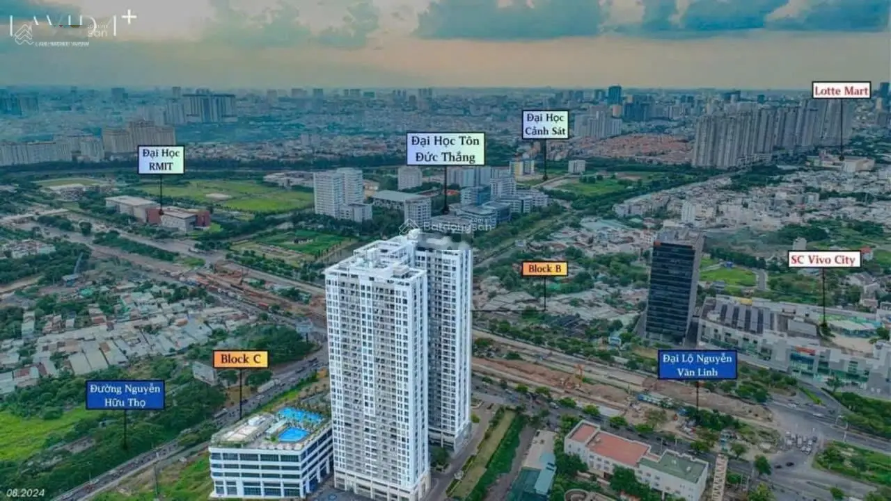 Căn hộ Lavida Plus đối diện ViVo City, giá từ 45tr / m2. LH: 0903 880 *** nhận booking 30tr / căn